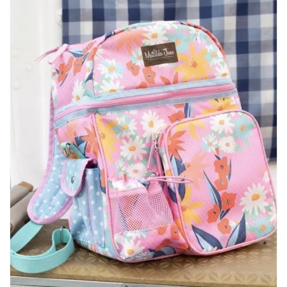 Matilda Jane Women's Pink‎ Everything Packed Cooler Backpack New